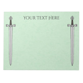 Bloc De Notas Espada irlandesa