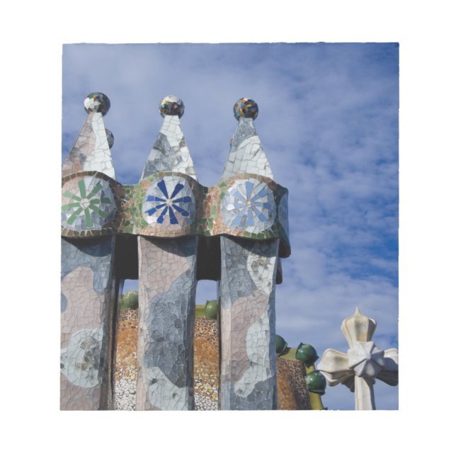 Bloc De Notas España, Cataluña, Barcelona. Casa Batllo (1906). (Frente)