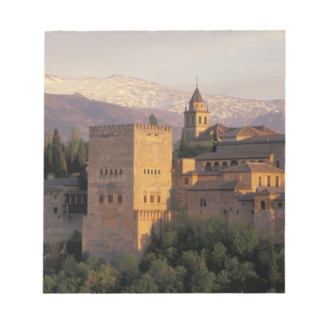 Bloc De Notas España, Granada, Andalucía La Alhambra, (Frente)