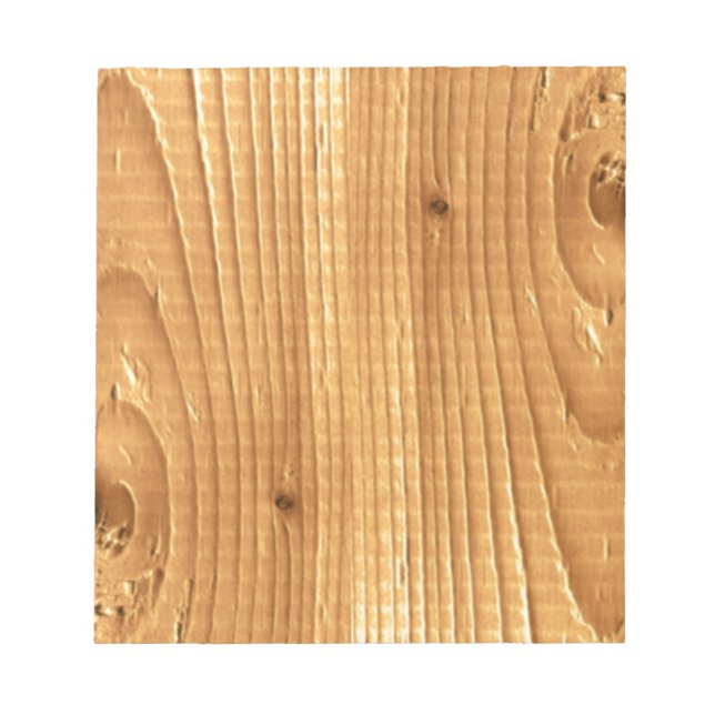 Bloc De Notas Espectacular y fabuloso regalo de madera rústica (Frente)