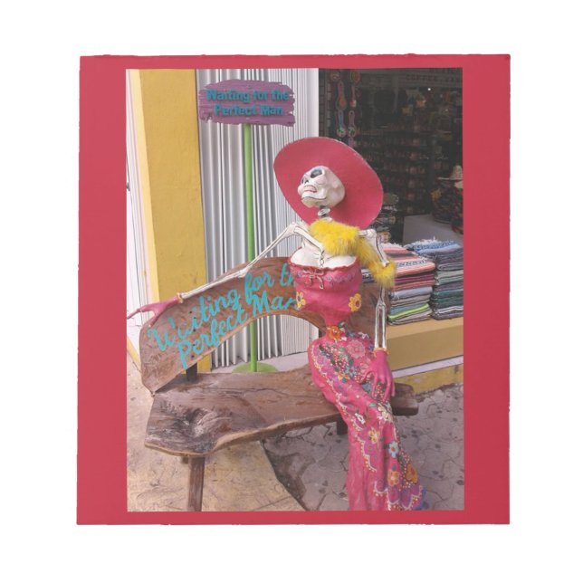 Bloc De Notas Esperando al hombre perfecto (Frente)