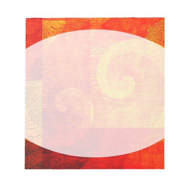 Bloc De Notas Espirales antiguas de fondo (Frente)