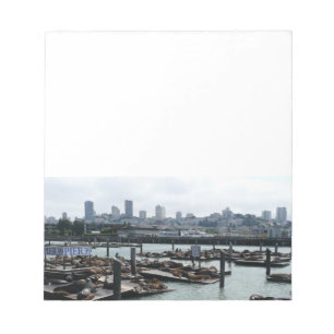 Bloc De Notas Esquina de San Francisco y Pier 39 Sea Lions City
