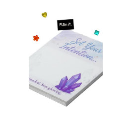 Bloc De Notas Establecer el Pastel de Intención con Temas Crista