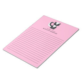 Bloc de notas estacional Skunk Kid Cute Woodland