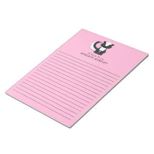 Bloc de notas estacional Skunk Kid Cute Woodland