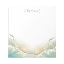 Bloc De Notas Estacionamiento acuático costero