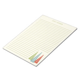 Bloc De Notas Estacionamiento de árboles modernos de Navidad de