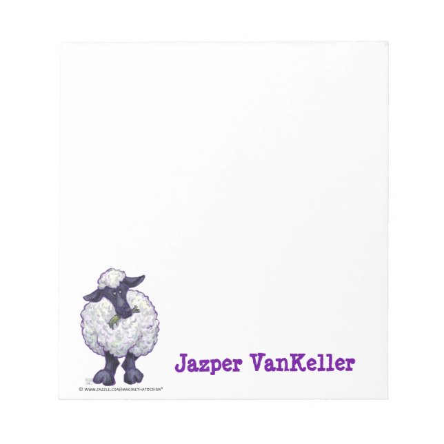 Bloc De Notas Estacionamiento de ovejas (Frente)