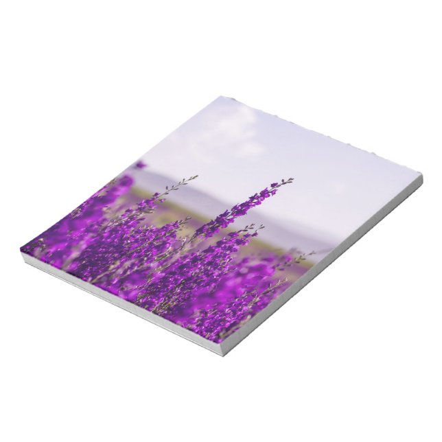 BLOC DE NOTAS ESTACIONERÍA DE LAVENDER FIELD NOTE PAD (Lado Izquierdo)