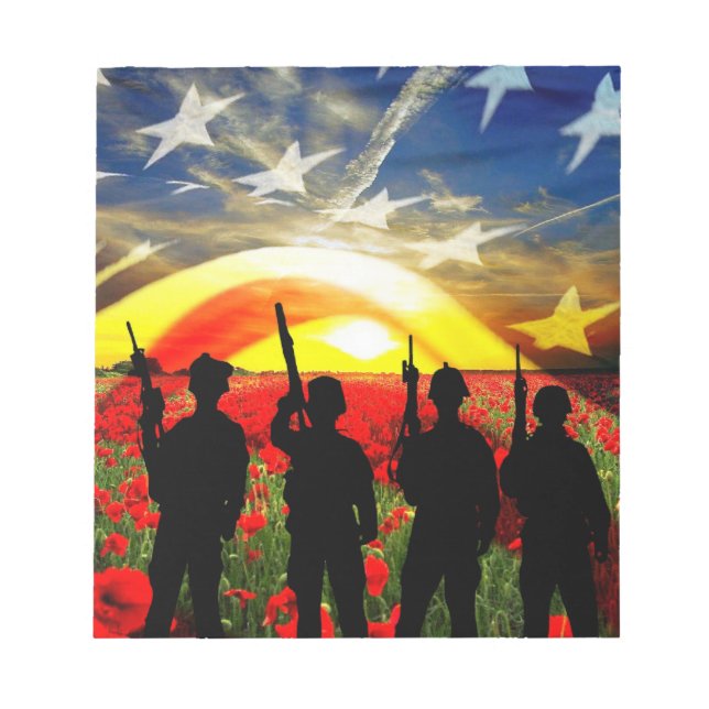 Bloc De Notas Estados Unidos En Honor (Frente)