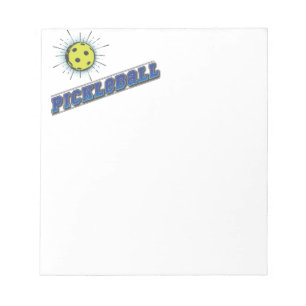 Bloc De Notas Estallido de Estrella de Pickle Ball