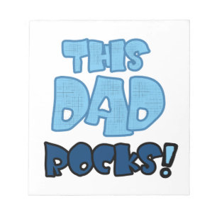 Bloc De Notas Este papá roca regalos