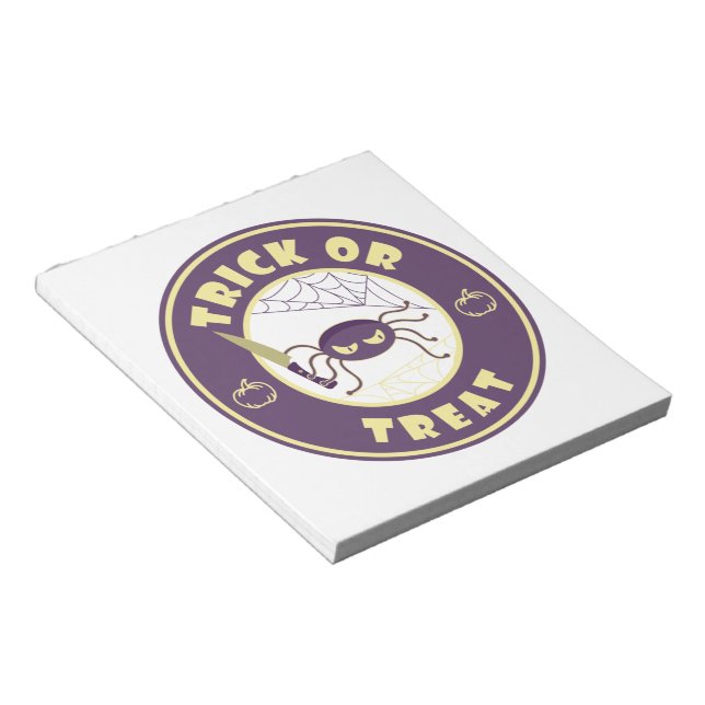 Bloc De Notas Estilo de araña halloween Starbucks (Lado Derecho)