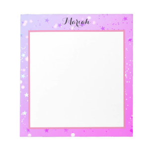 Bloc De Notas Estilo Femenino Brillante y Chic