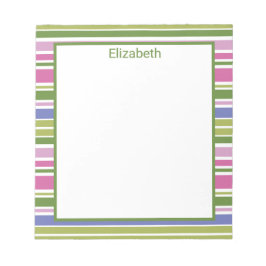 Bloc de notas estrecho de varias bandas