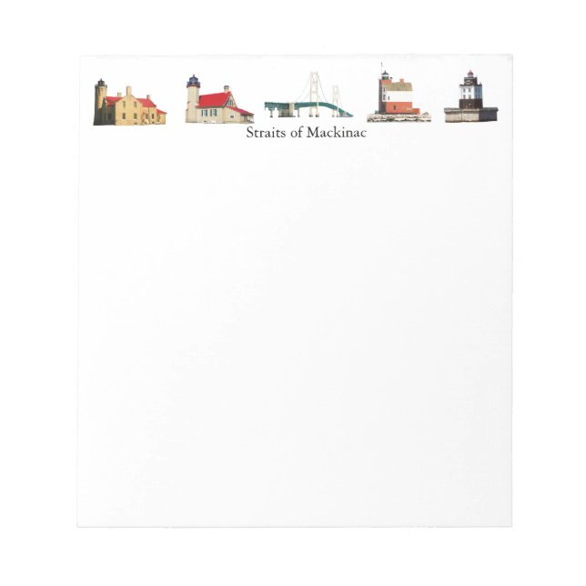 Bloc De Notas Estrechos de Tepad Mackinac (Frente)