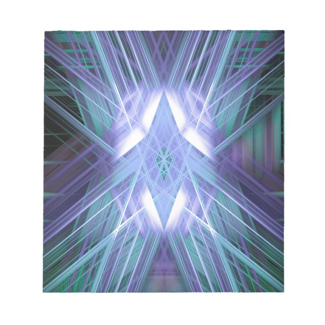 Bloc De Notas Estrella azul brillante (Frente)