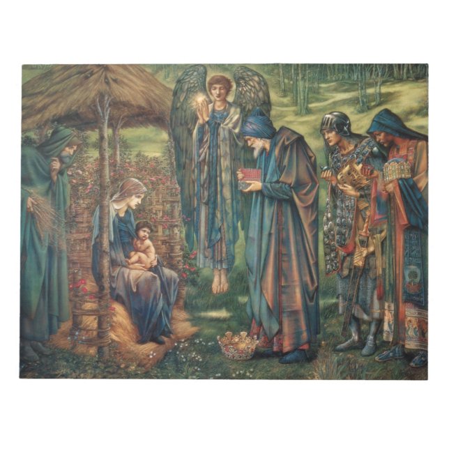 Bloc De Notas Estrella de Belén (por Edward Burne-Jones) (Frente)