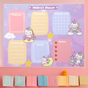 Bloc De Notas Estrella de estreno de unicornio mágico cute paste