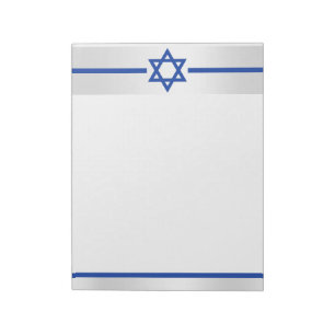 Bloc De Notas Estrella del Personalizable satinado blanco de Dav