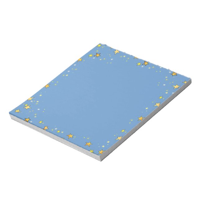 Bloc De Notas Estrellas en azul (Lado Izquierdo)