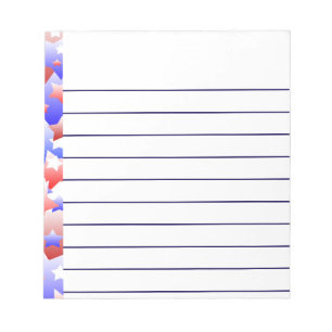 Bloc De Notas Estrellas patrióticas