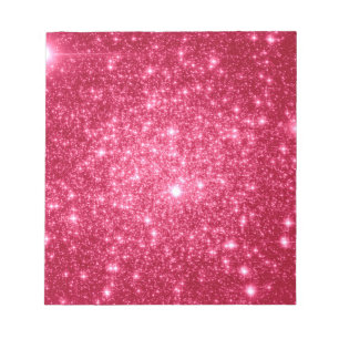 Bloc De Notas Estrellas Rosa Caliente