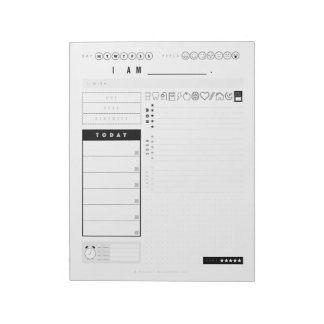Bloc De Notas ESTUDIANTE I AM Planner Notepad | Plan infantil de