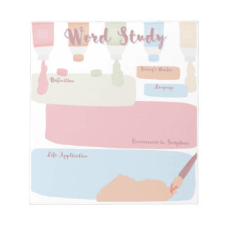Bloc De Notas Estudio de la Biblia Notepad