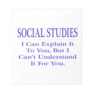 Bloc De Notas Estudios sociales... Explicar no entender