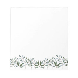 Bloc De Notas Eucalyptus Greenery Floral
