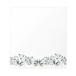 Bloc De Notas Eucalyptus Greenery Floral