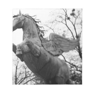 Bloc De Notas Europa, Austria, Salzburgo. Estatua de caballo ala