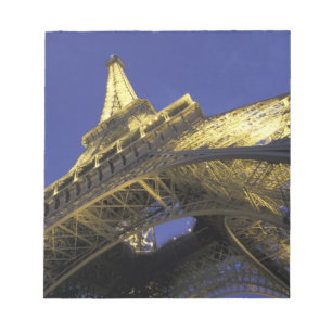 Bloc De Notas Europa, Francia, París, Torre Eiffel, noche 2