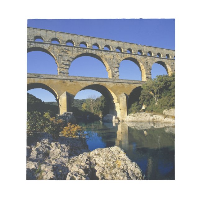 Bloc De Notas Europa, Francia, Pont du Gard. Pont du Gard, (Frente)
