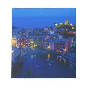 Bloc De Notas Europa, Italia, Cinque Terre, Vernazza. Ladera