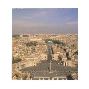 Bloc De Notas Europa, Italia, Roma, El Vaticano. Vista desde S.