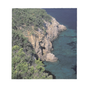 Bloc De Notas Europa, Italia, Toscana. Costa rocosa; Cala