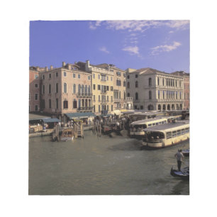 Bloc De Notas Europa, Italia, Venecia, Tráfico de barcos por Ria