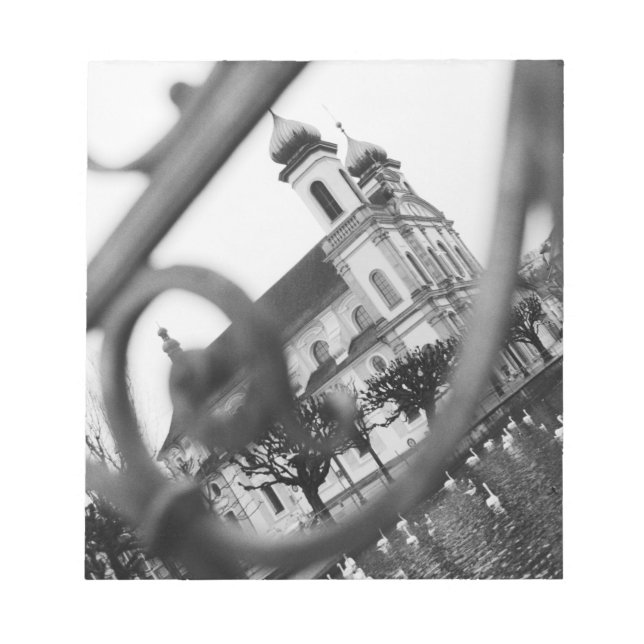 Bloc De Notas Europa, Suiza, Lucerna. Iglesia jesuita (Frente)