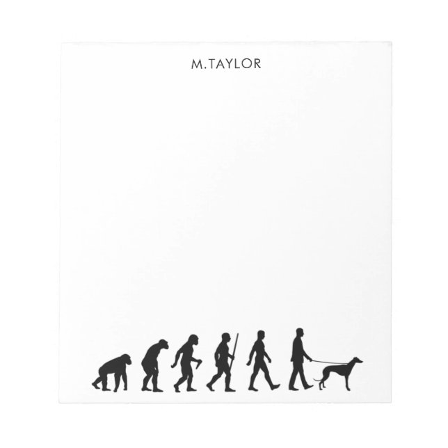 Bloc De Notas Evolución al propietario de Greyhound (Frente)