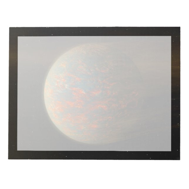 Bloc De Notas Exoplanet 55 Cancri E Y Su Superficie Molten (Frente)