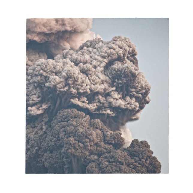 Bloc De Notas Eyjafjalljokull Erupción volcánica (Frente)