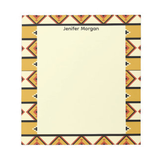 Bloc De Notas Fabrics Border Stylish Patterns Personalized