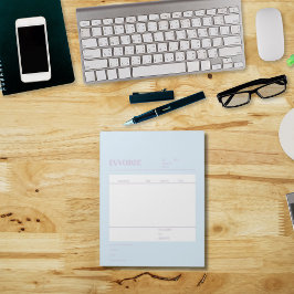 Bloc De Notas Factura azul morada para pequeñas empresas