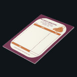 Bloc De Notas Factura de recepción de recepción comercial de la<br><div class="desc">Este formulario de personalizado impreso de notas de recibo o de factura es perfecto para su negocio de siembra de césped o paisajismo. Presenta una combinación de marrón profesional, naranja y color crema con el ilustracion de una cortadora de césped de estilo comercial. Utilice los campos de plantilla para personalizar...</div>