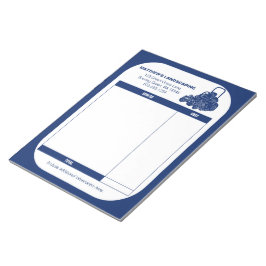 Bloc De Notas Factura de recepción de recepción comercial de la