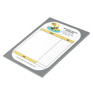 Bloc De Notas Factura de recibo de negocio de cosecha acuática