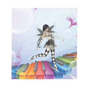Bloc De Notas Faerie Musical Keyboard